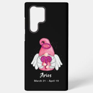 Funda Para Samsung Galaxy S22 Ultra Signo Astrológico Aries Ángel Gnome S21 Ultra