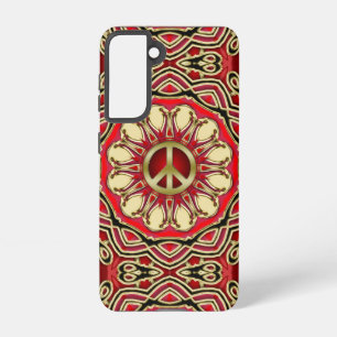 Funda Para Samsung Galaxy S21 Signo de paz Sol rosa