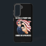 Funda Para Samsung Galaxy S21 Sigo siendo Chica de Trump, no pido disculpas a Tr<br><div class="desc">Sigo siendo Chica de Trump No pido disculpas a las mujeres de Trump 2024 Sigo siendo Chica de Trump No pido disculpas a Trump 2024</div>