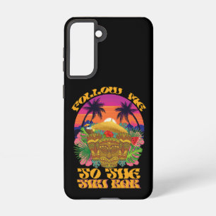 Funda Para Samsung Galaxy S21 Sígueme al bar Tiki fiesta hawaiana Luau 