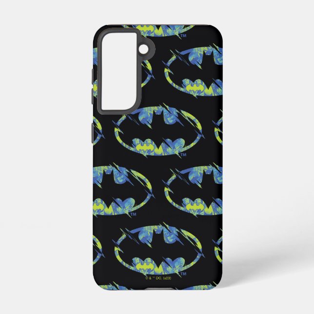Funda Para Samsung Galaxy Símbolo de Batman eléctrico hacia arriba (Reverso )
