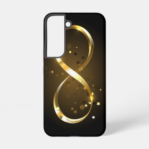 Funda Para Samsung Galaxy S22 Símbolo de infinito dorado