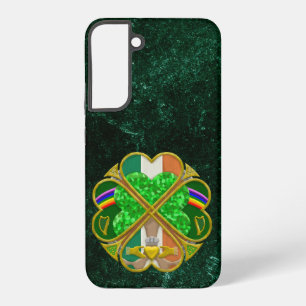 Funda Para Samsung Galaxy S22+ Símbolo del Patrimonio del Trébol Celta Inspirado 
