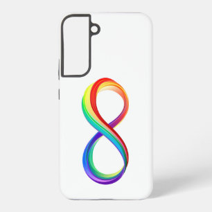 Funda Para Samsung Galaxy S22+ Símbolo infinito arcoiris en capas