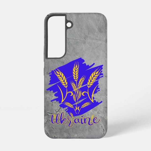Funda Para Samsung Galaxy Símbolo nacional ucraniano tryzub hecho de oído de (Reverso )