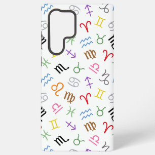 Funda Para Samsung Galaxy S22 Ultra Símbolos de Rótulo de astrología Color del patrón+
