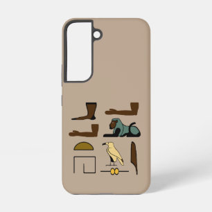Funda Para Samsung Galaxy S22 Símbolos del nombre Elizabeth en jeroglíficos anti