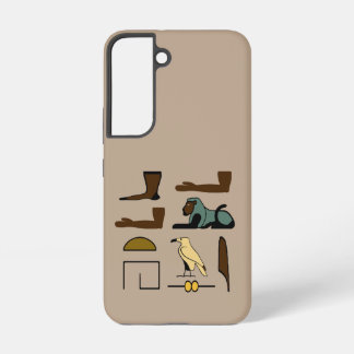 Funda Para Samsung Galaxy S22 Símbolos del nombre Elizabeth en jeroglíficos anti