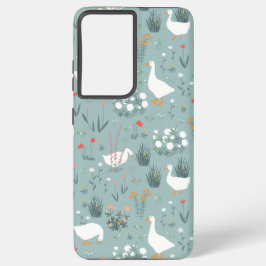 Funda Para Samsung Galaxy S21 Ultra Simple Living Cute Goose Pattern