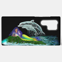 Sirena con delfines