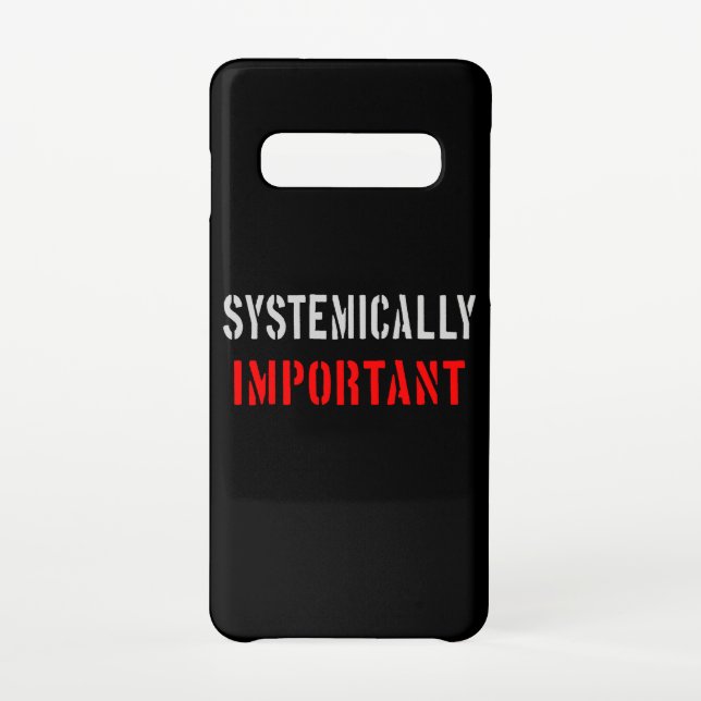 Funda Para Samsung Galaxy Sistémicamente importante (Reverso)