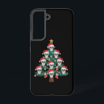 Funda Para Samsung Galaxy S22 Skeleton Santa del árbol de Navidad Pajama<br><div class="desc">Skull Christmas Tree Pajama Guay Skeleton Santa Hat Xmas</div>