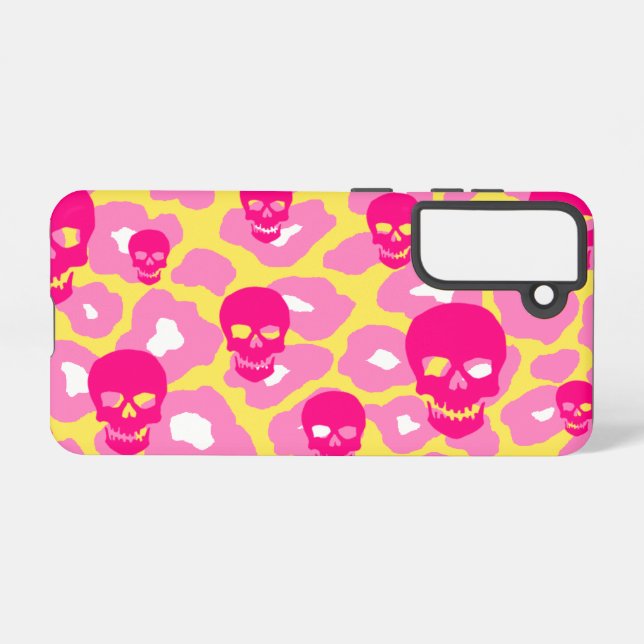 Funda Para Samsung Galaxy Skully Mod Leopard (Reverso Horizontal)