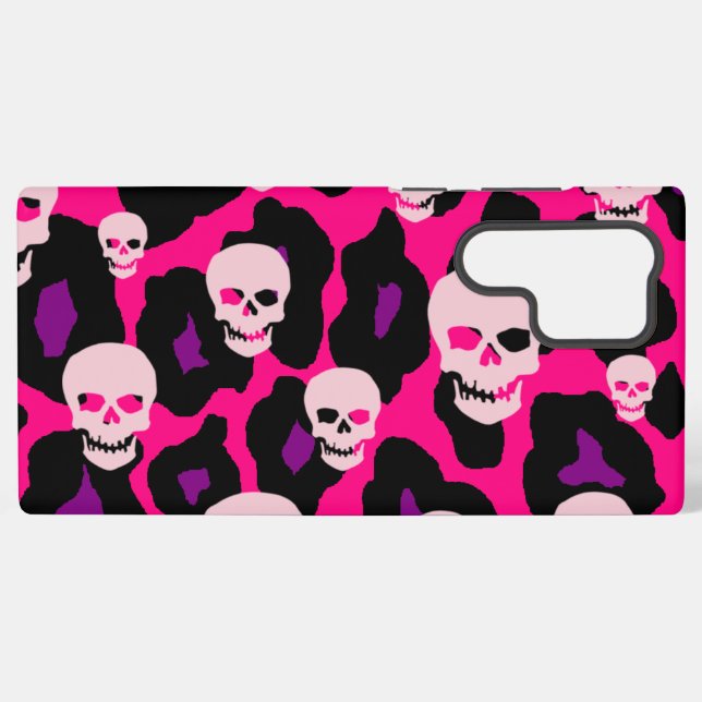 Funda Para Samsung Galaxy Skully Mod Leopard (Reverso Horizontal)