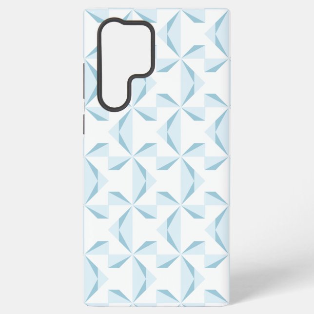 Funda Para Samsung Galaxy Sky Blue Pinwheels (Reverso )