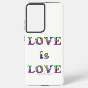 Funda Para Samsung Galaxy S21 Ultra SlipperyJoe el amor es amor goteando derretirse di