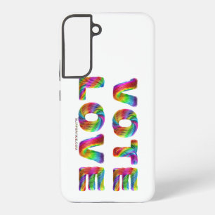 Funda Para Samsung Galaxy S22+ SlipperyJoe voto amor igualdad pelaje de colores d