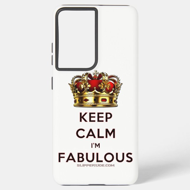 Funda Para Samsung Galaxy SlipperyJoe's mantiene la calma fabulosa y especta (Reverso )