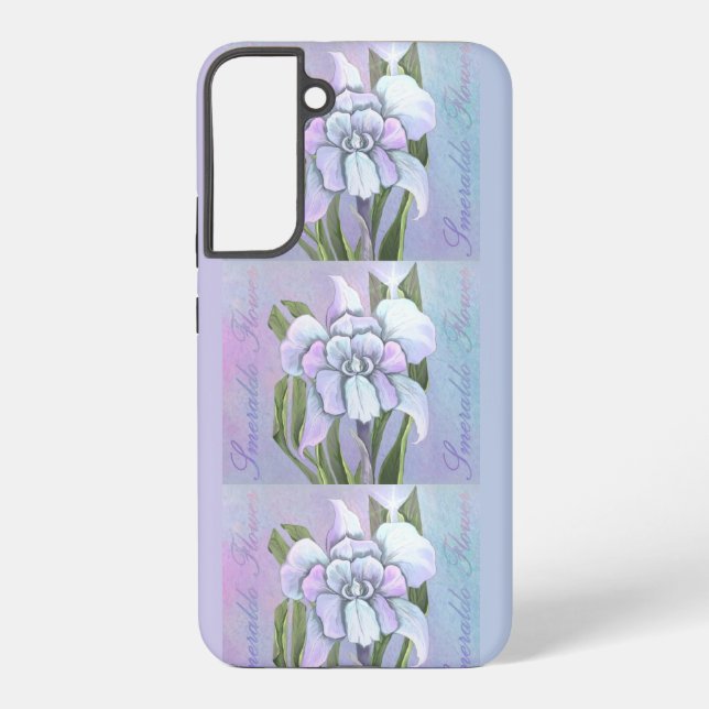 Funda Para Samsung Galaxy Smeraldo Flower Samsung Galaxy Funda (Reverso )