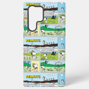 Funda Para Samsung Galaxy S22 Ultra Snoopy & Friends   Ir de campamento