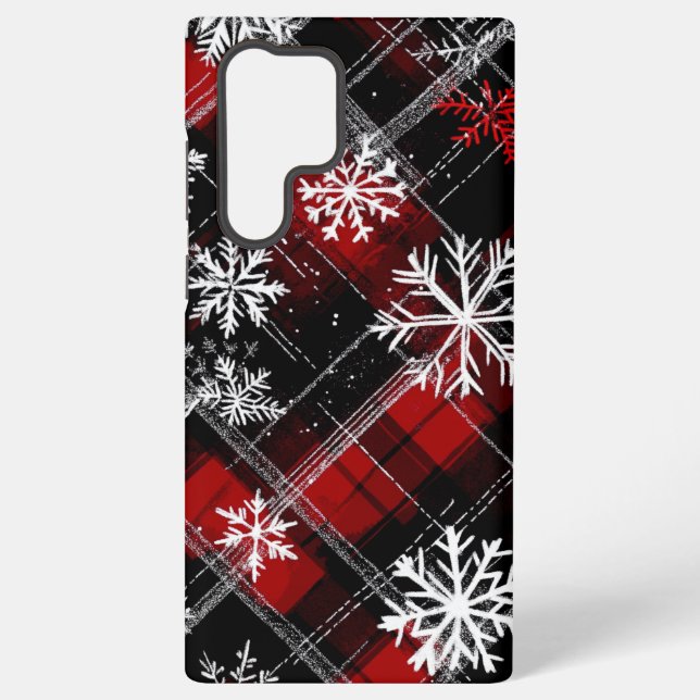 Funda Para Samsung Galaxy Snowley Plaid (Reverso )