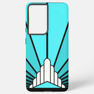 Funda Para Samsung Galaxy S21+ Sol Art Déco en el agua