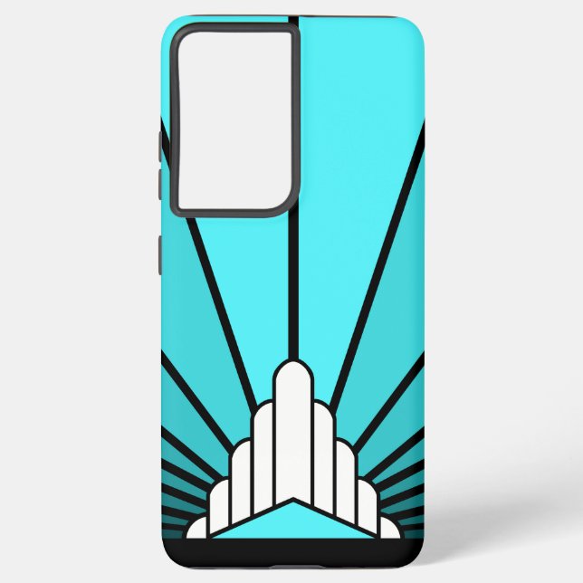 Funda Para Samsung Galaxy Sol Art Déco en el agua (Reverso )