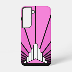 Funda Para Samsung Galaxy S22 Sol Art Decó en rosa