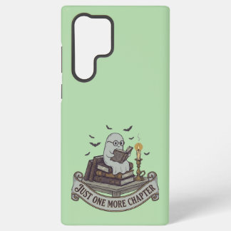 Funda Para Samsung Galaxy S22 Ultra Sólo un capítulo más leyendo fantasma Halloween