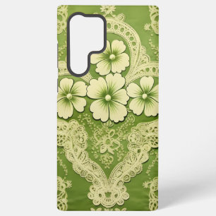 FUNDA PARA SAMSUNG GALAXY S22 ULTRA SOMBRAS DE LACIO VERDE ORNADO IRLANDÉS
