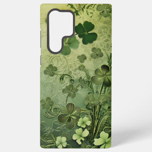 FUNDA PARA SAMSUNG GALAXY S22 ULTRA SOMBRAS DE LACIO VERDE ORNADO IRLANDÉS
