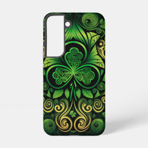 FUNDA PARA SAMSUNG GALAXY S22 SOMBRAS DE VERDES SOMBRAS CELÁTICAS IRLANDESES