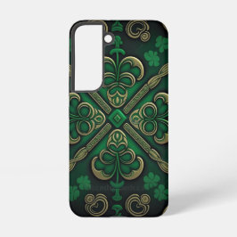 FUNDA PARA SAMSUNG GALAXY S22 SOMBRAS DE VERDES SOMBRAS CELÁTICAS IRLANDESES