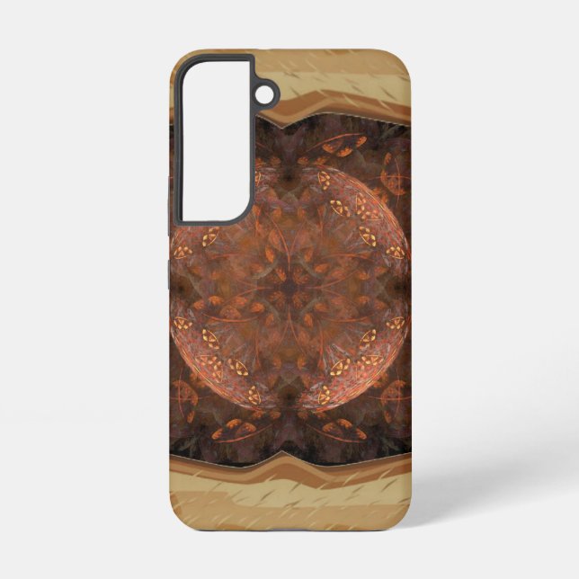 Funda Para Samsung Galaxy Sombreado de cobre dorado (Reverso )