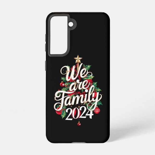 Funda Para Samsung Galaxy Somos Navidades Familiares 2024 Pajama Coincidiend (Reverso )