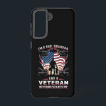 Funda Para Samsung Galaxy S21 Soy un papá, abuelo y veterano del Día del Padre V<br><div class="desc">Soy un papá,  abuelo y veterano del Día del Padre Veterano</div>