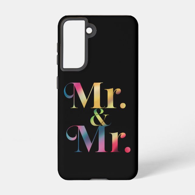 Funda Para Samsung Galaxy Sr. y Sr. Fiesta de Soltero Gay Matrimonio Gay  (Reverso )