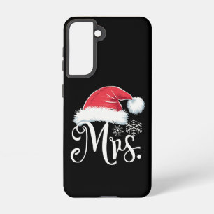 Funda Para Samsung Galaxy S21 Sra. Claus Parejas Navidades Pajamas Santa