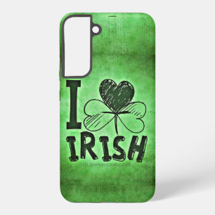 Funda Para Samsung Galaxy S22+ St. Patrick's Day de SlipperyJoe en tres hojas c