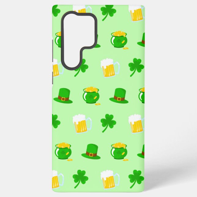 Funda Para Samsung Galaxy St. Patrick's Day Shamrock Pot of Gold Beer (Reverso )