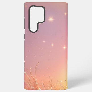 Funda Para Samsung Galaxy S22 Ultra Starry Sky and Grassland Sunset Phone Case