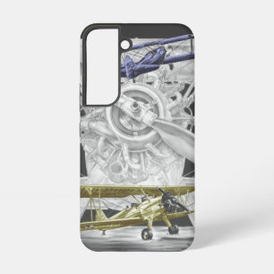 Funda Para Samsung Galaxy S22 Stearman Biplane