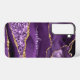 Funda Para Samsung Galaxy Su nombre Agple Violet Gold Marble Gift (Back Horizontal)