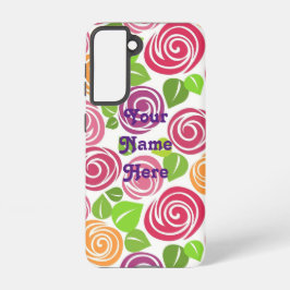 Funda Para Samsung Galaxy S21 Su nombre aquí - Diseño personalizado