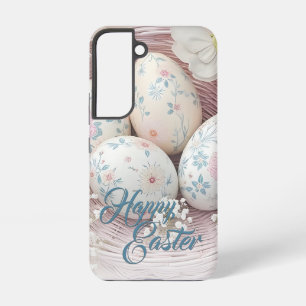 Funda Para Samsung Galaxy S22 Suave Alegría de Pascua con Motivo Floral