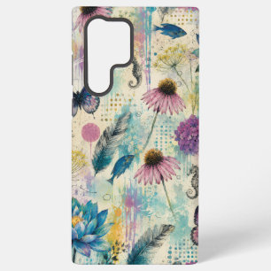 Funda Para Samsung Galaxy S22 Ultra Sueño Acuático Floral Vibrante