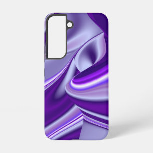 Funda Para Samsung Galaxy S22 Sueños de Arcoíris de Flor Morada