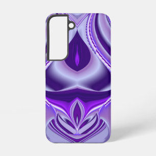 Funda Para Samsung Galaxy S22 Sueños de Arcoíris de Flor Morada
