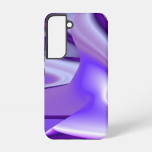 Funda Para Samsung Galaxy S22 Sueños de Arcoíris de Flor Morada