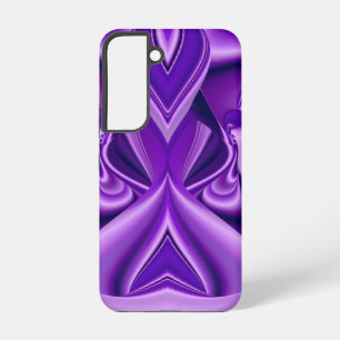 Funda Para Samsung Galaxy S22 Sueños de Arcoíris de Flor Morada
